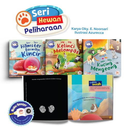 Buku 1 Set Seri Hewan Peliharaan - Gema Insani 100% Original
